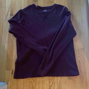Sonoma thermal long sleeve- maroon